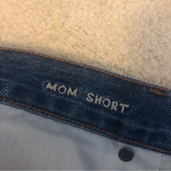 American eagle outfitters mom shorts cuffed jean denim - Picture 5 of 9